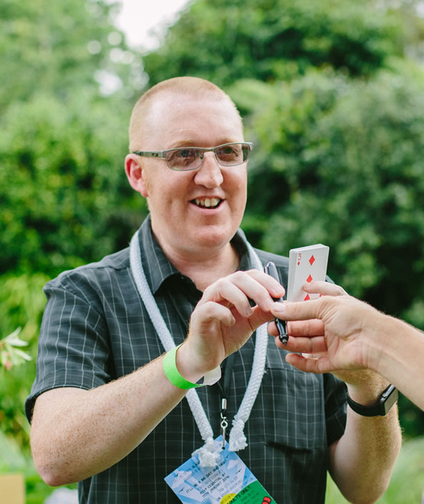 Andy Kean family and corporate comedy magician Auckland